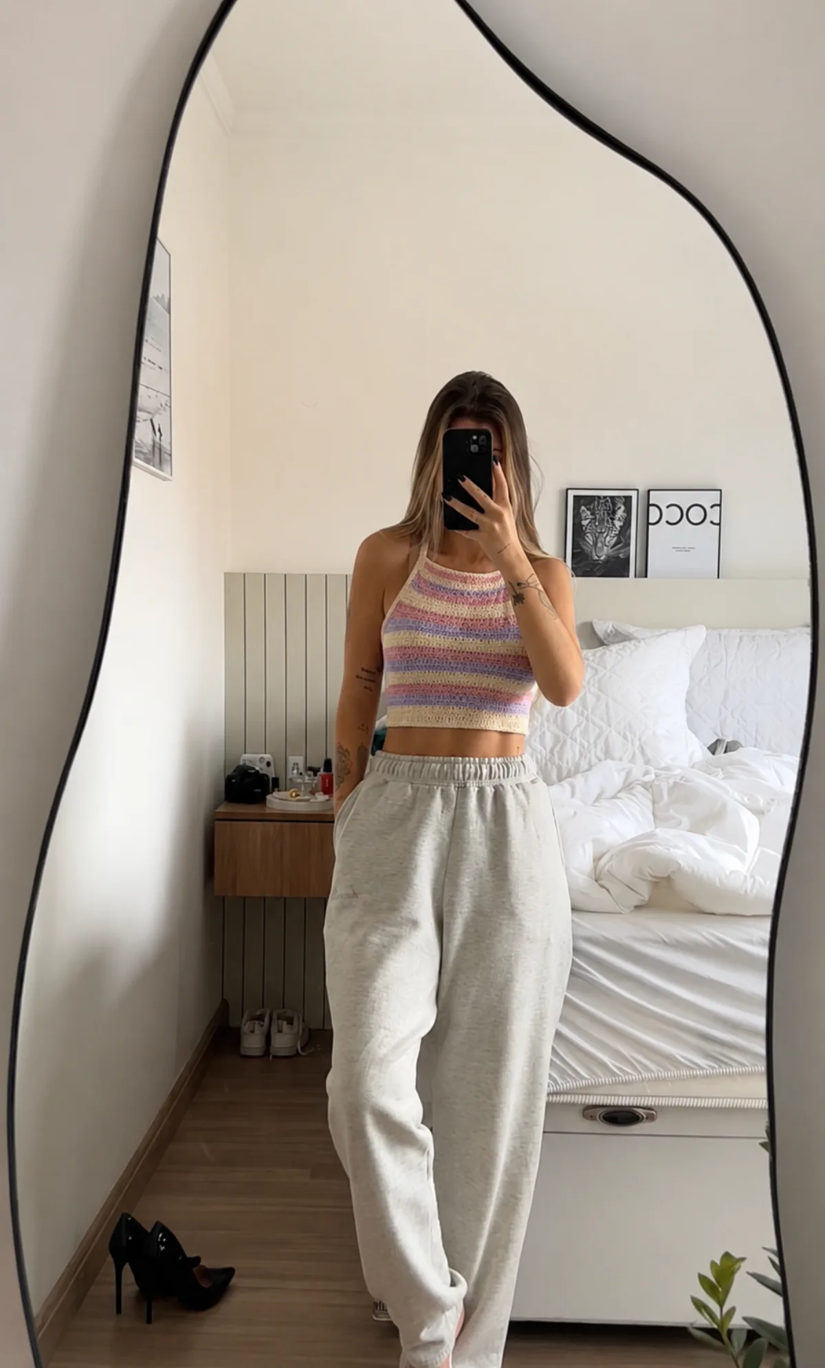Striped Halter Top crochet pattern project